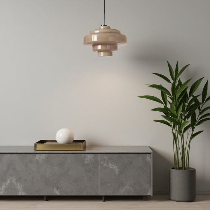 코로로 바우하우스 컬러 유리 다층 펜던트 조명 | 1 + 1 무료