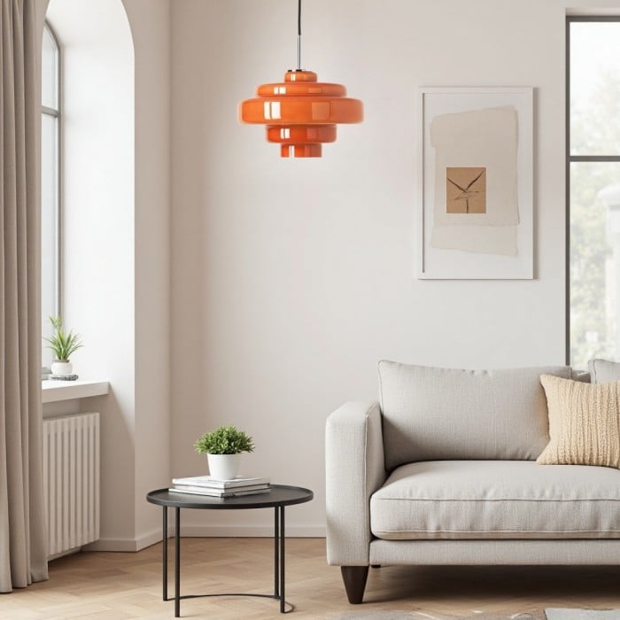 코로로 바우하우스 컬러 유리 다층 펜던트 조명 | 1 + 1 무료