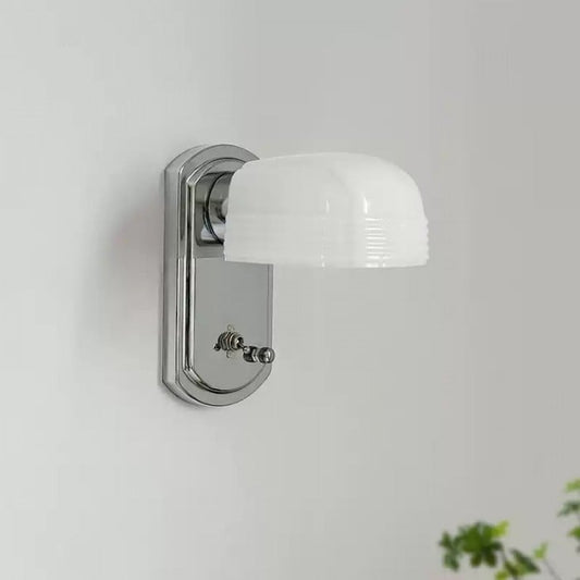 바우하우스 창의 산업 화이트 유리 벽등 | 1 + 1 무료