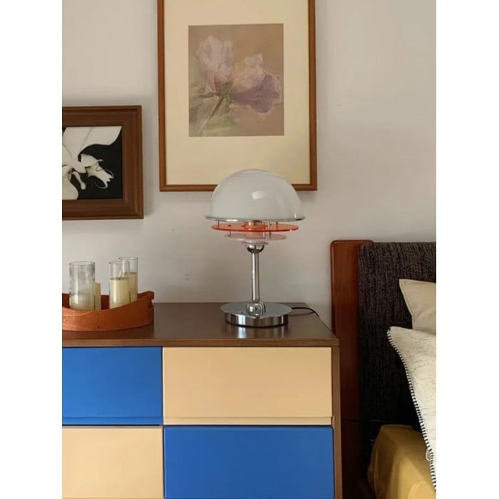 바우하우스 레트로 아크릴 석양 테이블 램프 | 1 + 1 무료