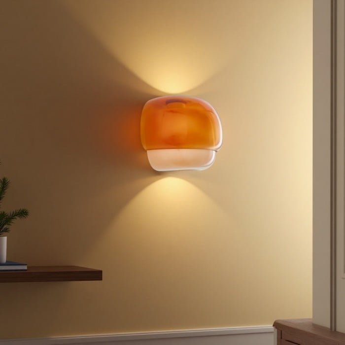 클린코 컬러 글라스 더블 볼 벽등 | 1 + 1 무료