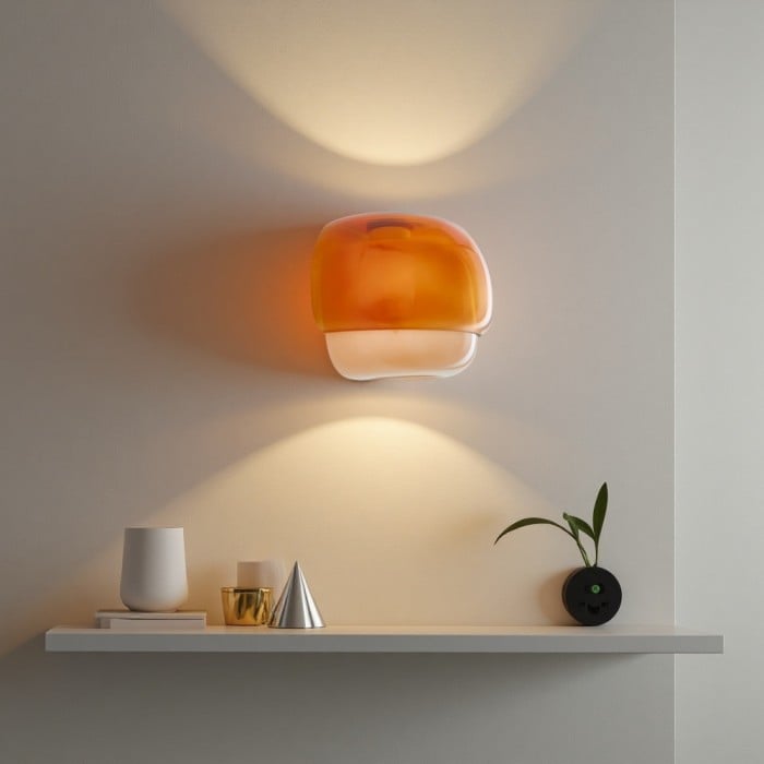 클린코 컬러 글라스 더블 볼 벽등 | 1 + 1 무료