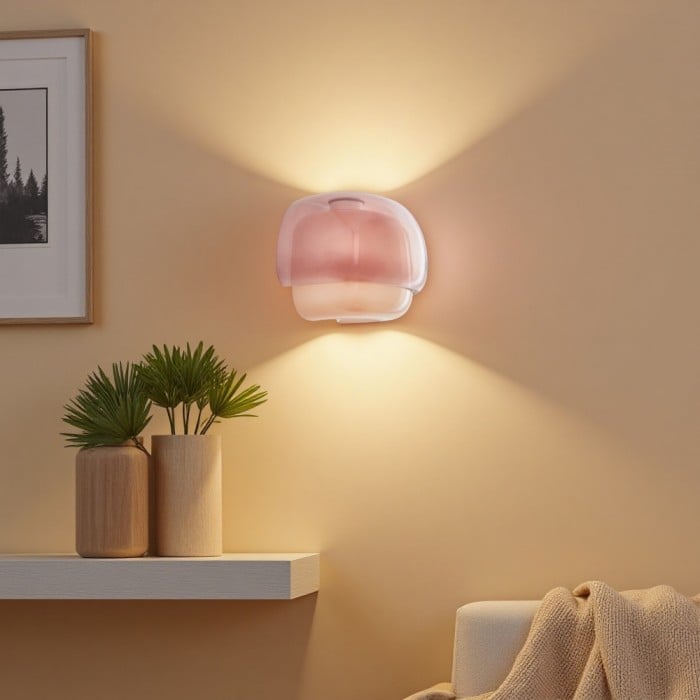 클린코 컬러 글라스 더블 볼 벽등 | 1 + 1 무료