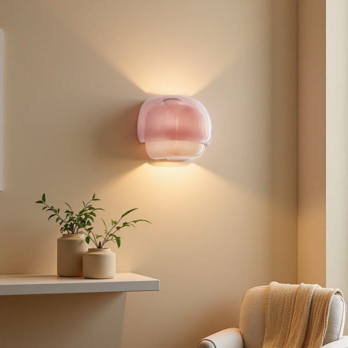 클린코 컬러 글라스 더블 볼 벽등 | 1 + 1 무료