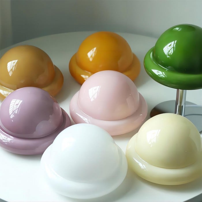 모란디 유리 바우하우스 에그형 테이블 램프 | 1 + 1 무료