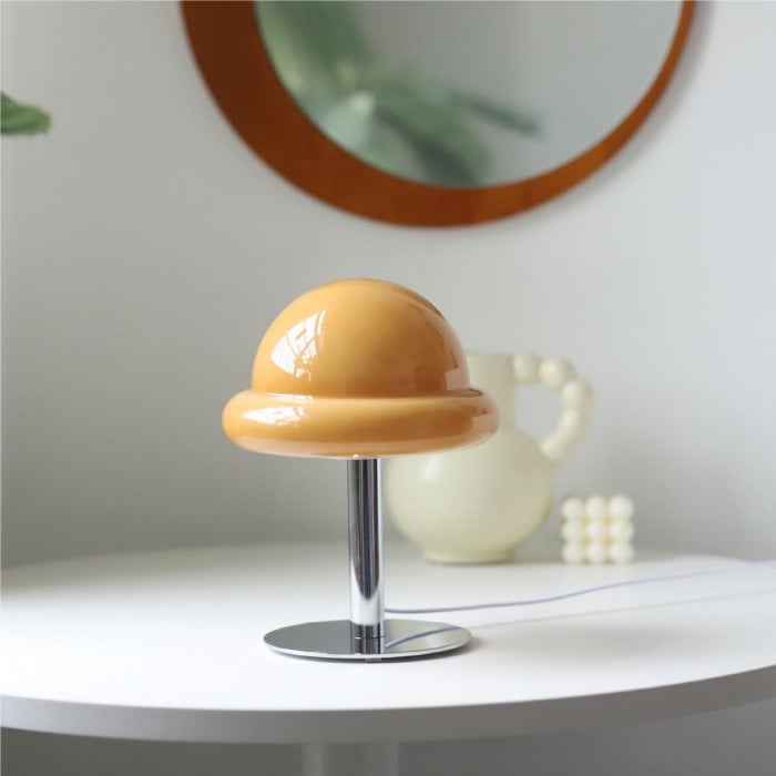 모란디 유리 바우하우스 에그형 테이블 램프 | 1 + 1 무료