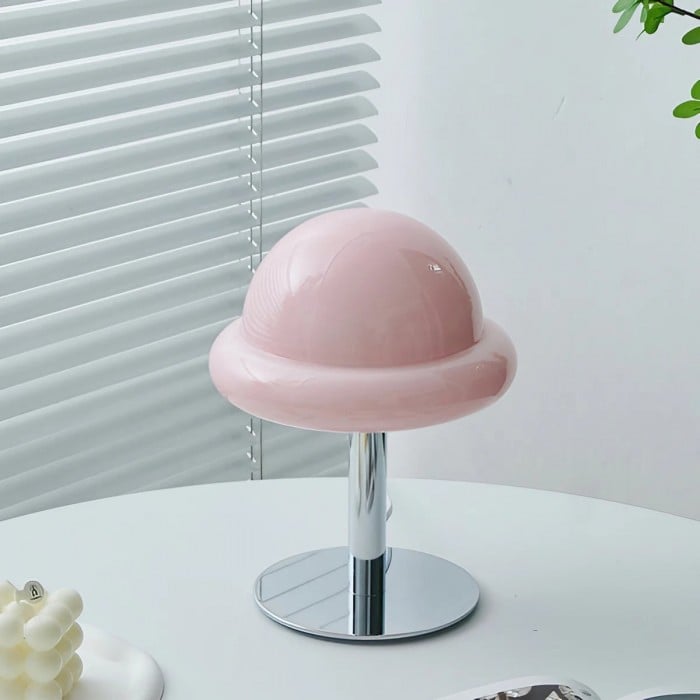 모란디 유리 바우하우스 에그형 테이블 램프 | 1 + 1 무료