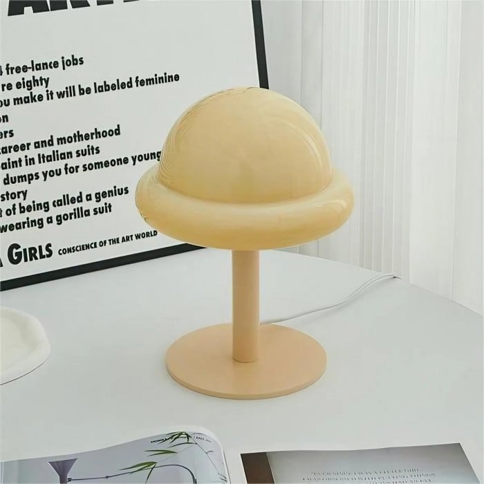 모란디 유리 바우하우스 에그형 테이블 램프 | 1 + 1 무료