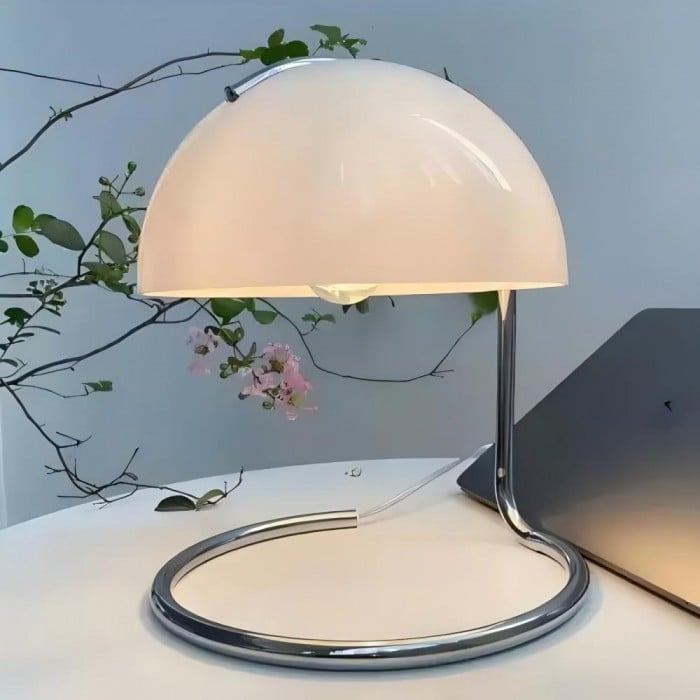 레트로 바우하우스 스타일 푸딩 유리 테이블 램프 |1 + 1 무료